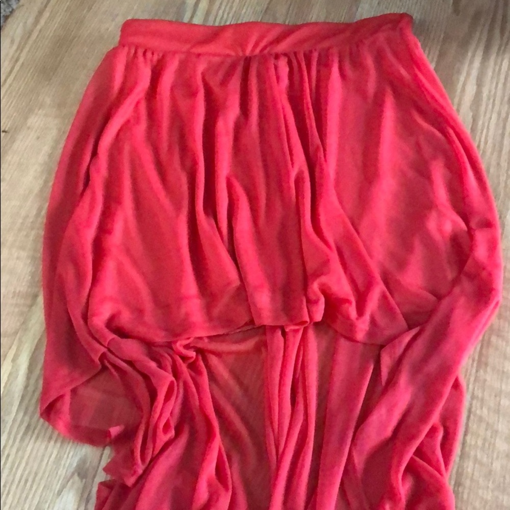 High low skirt
